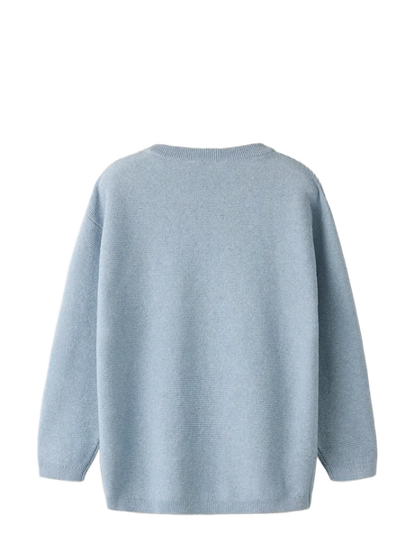 Name It - nmmhayes ls loose knit blue fog "57"