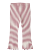 nmfvemma flare pant lilas white