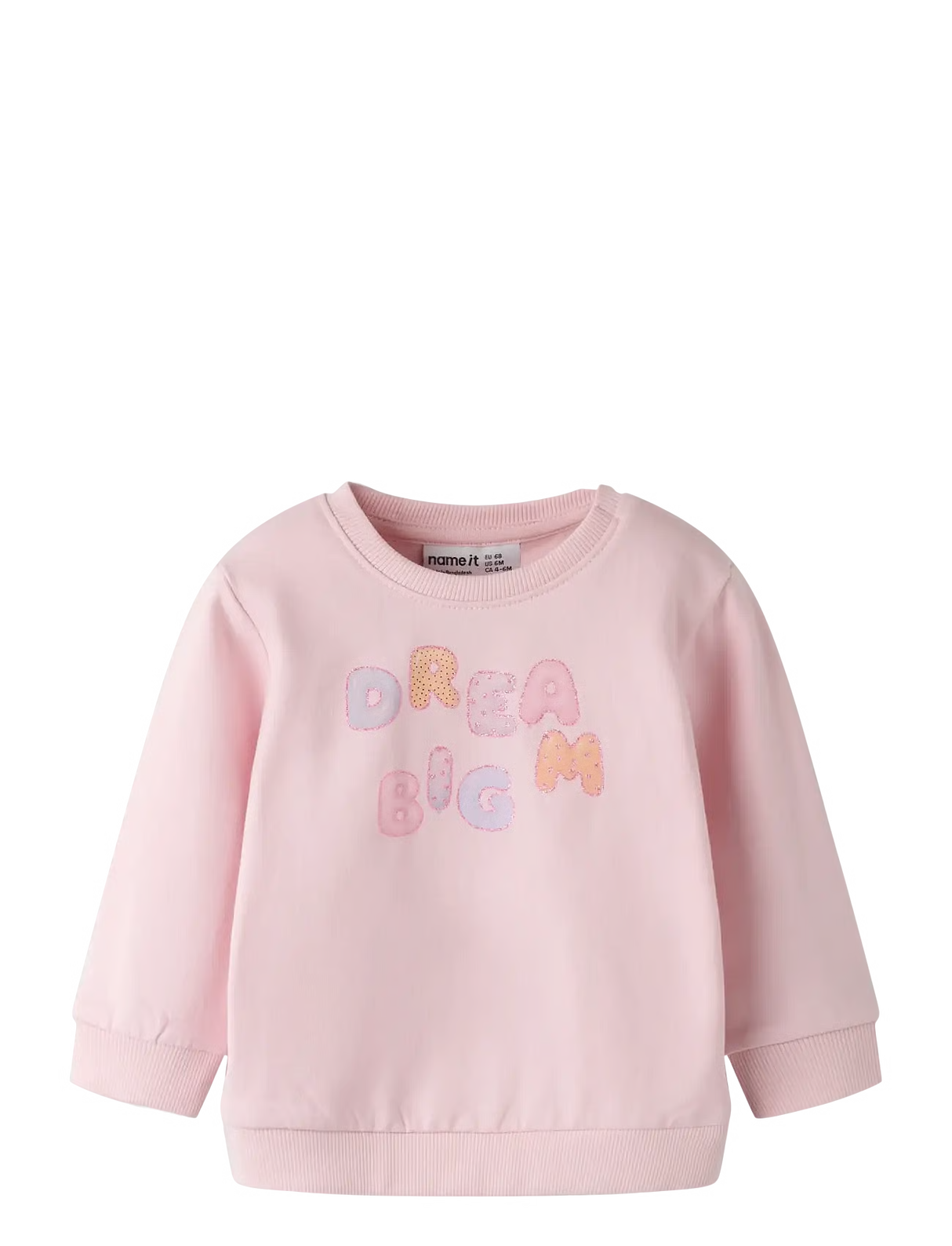 Name It - nbfdelia ls swe bru parfait pink "49"