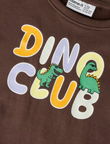 Name It Brun Sweat Trøje Dino Club