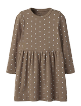 name it nmflona ls dress taupe gray