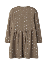 name it nmflona ls dress taupe gray