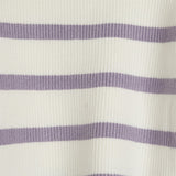 Name It Piger Vnilla Strikket Sweater Cloud Dancer/Lavender Grey