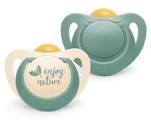 Nuk For Nature 2-pak sutter (0-6m)