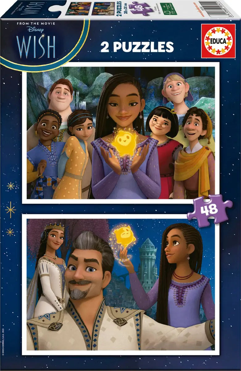 Educa Disney Wish 2 x 48 Brikker