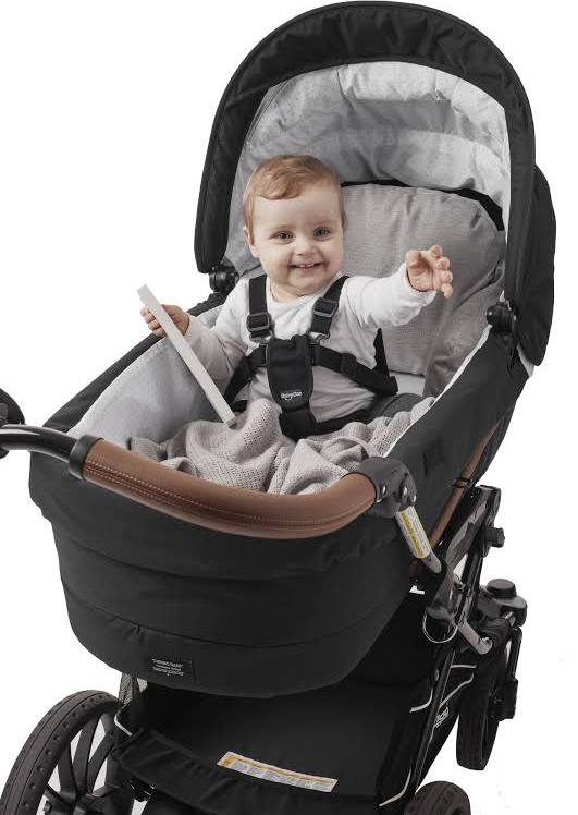 Babydan Barnevognspude Grå