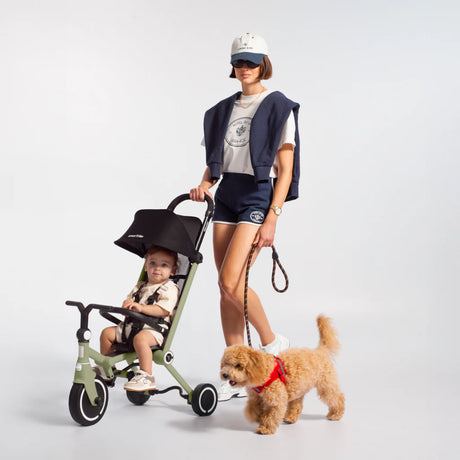 SmarTrike Wonder Olive / Cykelklapvogn